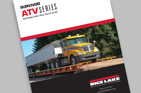 SURVIVOR ATV Series Steel Deck Truck Scales