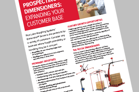 Prospecting For Dimensioners: Expanding Your Customer Base