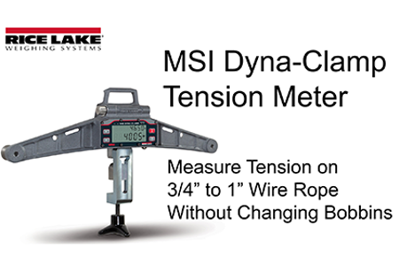 The Dyna-Clamp Clamp-On Tension Meter Can Handle Any Tension-Measuring Need