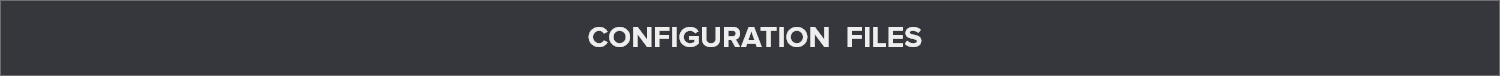 Configuration Files