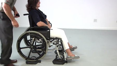 D300 Series Wireless Wheelchair Scale Manual Entry