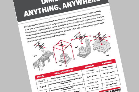 Dimension Anything, Anywhere Flyer iDimension Flex Flyer