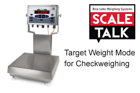 ScaleTalk: Target Weight Mode for Checkweighing