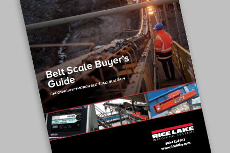 Belt Scale Buyer's Guide