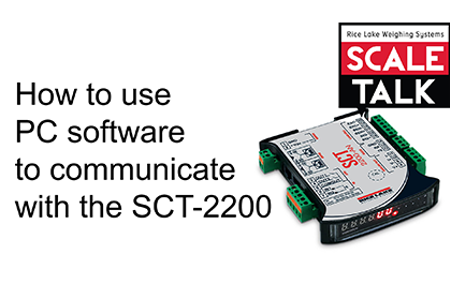 ScaleTalk: How to Communicate with the SCT-2200 using Hercules PC Software