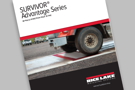 SURVIVOR® Advantage Series IM-Axle, In-Motion Axle Scale