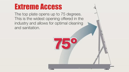 RoughDeck® QC-X Washdown Floor Scale Overview