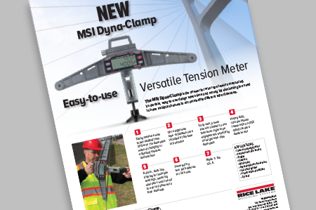 MSI Dyna-Clamp Easy-to-use Versatile Tension Meter Flyer