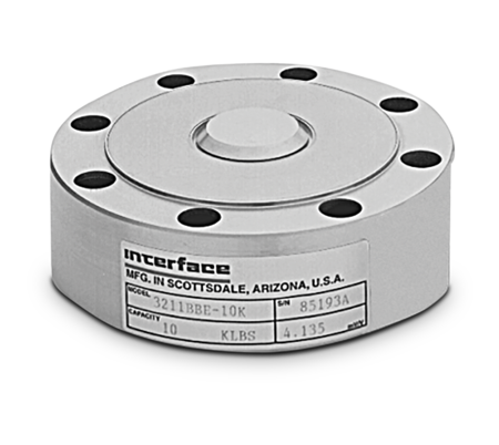 Interface® 3200 Series Stainless Steel, Compression Disk Load Cell