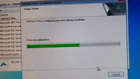 How to upgrade Contact Plus software