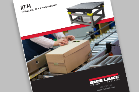 RT-M Manual Roller Top Checkweigher