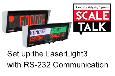 ScaleTalk: How to Set Up the LaserLight3 With RS-232 (Serial) Communication