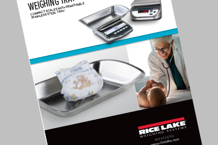 Weighing Tray Compact Scales with Removable Stainless-Steel Tray