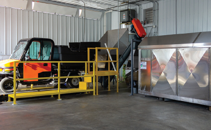 Utility Vehicle On Roughdeck Floor Scale