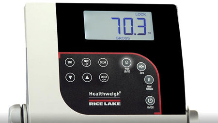 Locking Units of Measure on Rice Lake Medical Indicators