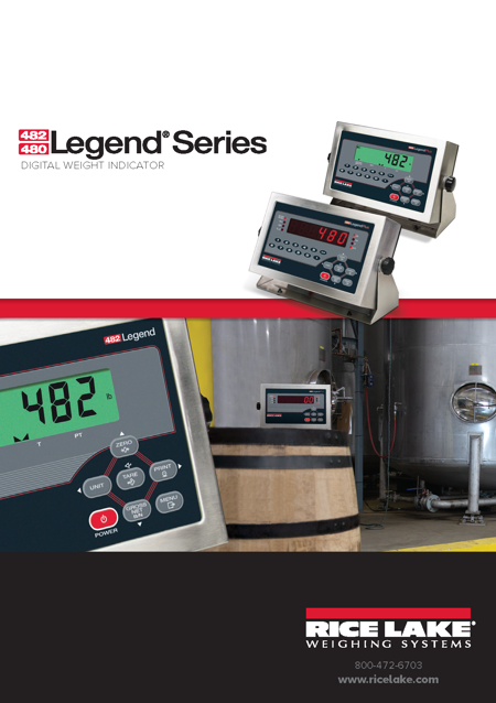 480 Legend Series Digital Weight Indicator	
