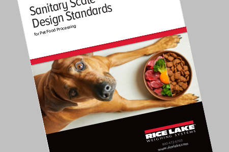 Sanitary Scale Design Standards for Pet Food Processing
