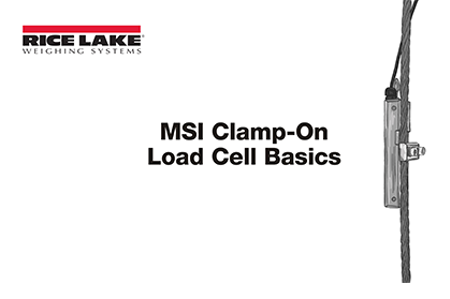 Get to Know Rice Lake’s MSI Clamp-On Load Cell