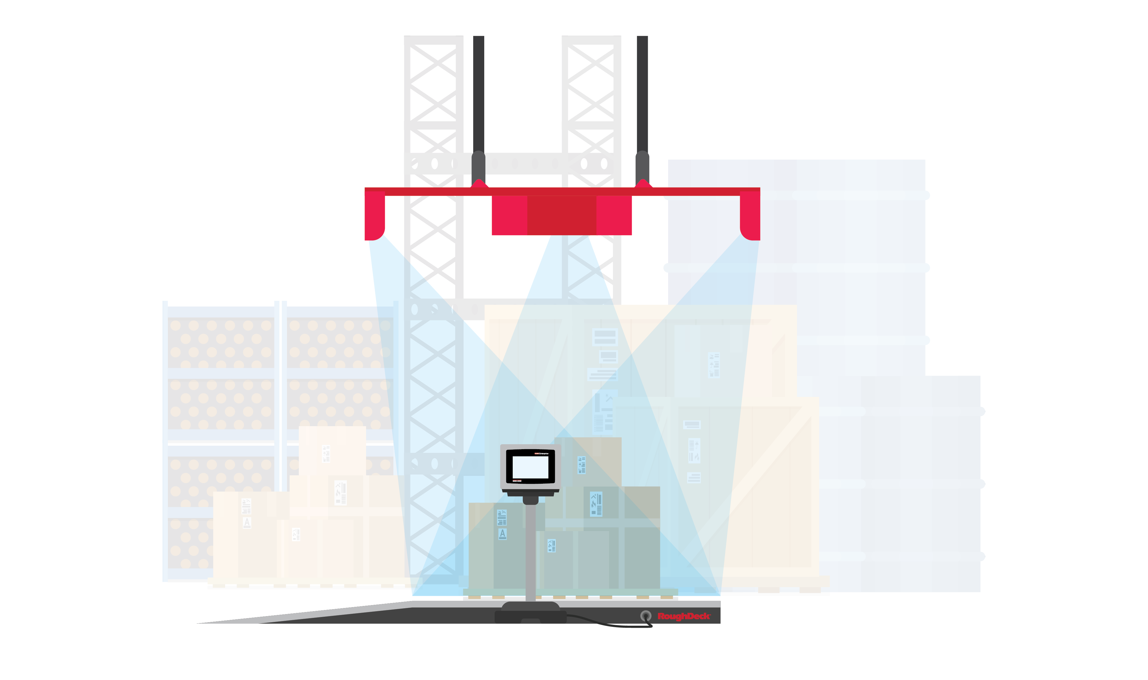Illust Logistics Solutions Elements Dimensioning