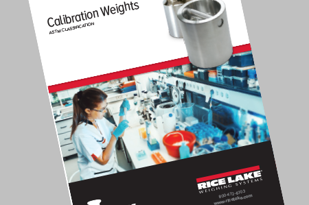 Calibration Weights ASTM Classification